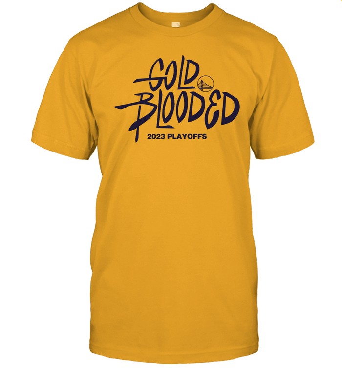 Warriors Gold Blooded 2023 Playoffs T Shirt