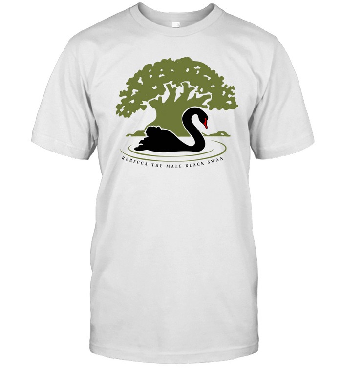 Male Black Swan Earth Day T Shirt 
