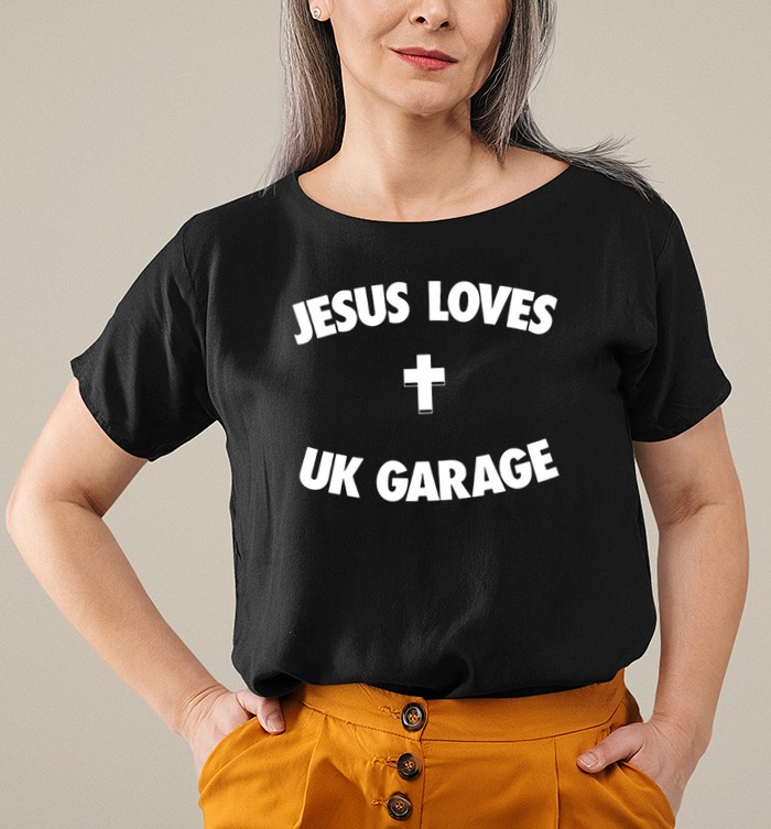 Jesus Loves Garage Black T-Shirt 