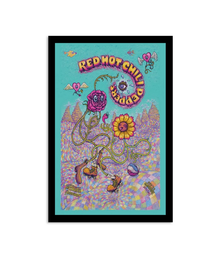 Red Hot Chili Peppers San Antonio, TX, Alamodome 05.17.2023 Poster