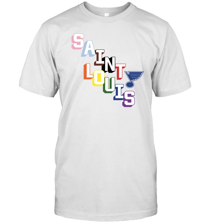 Stls St. Louis Blues Pride Saint Louis Tee